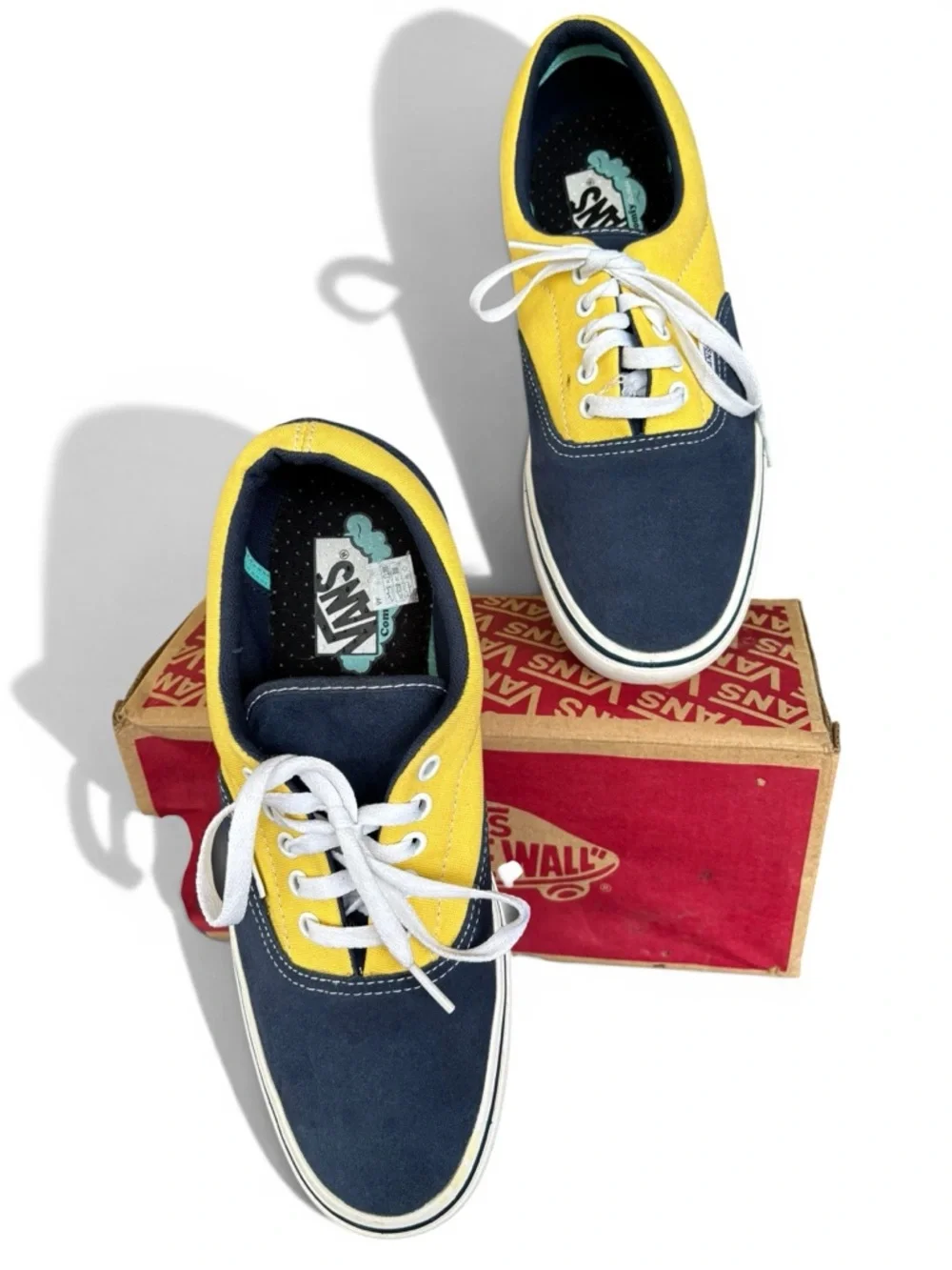 Vans Era ComfyCush In Blue & Yellow